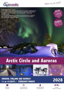 Northern lights tour 2028 flyer